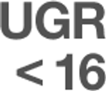 UGR < 16